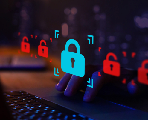Cybersecurity Concept, Data Protection Or Firewall
