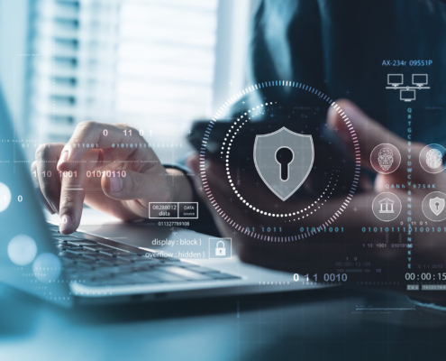 Cyber Security Network. Data Protection Concept