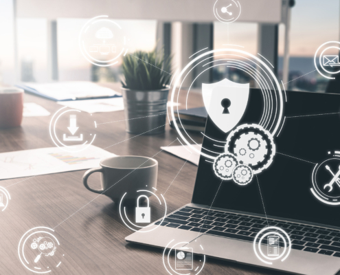 Cyber Security And Digital Data Protection Concept
