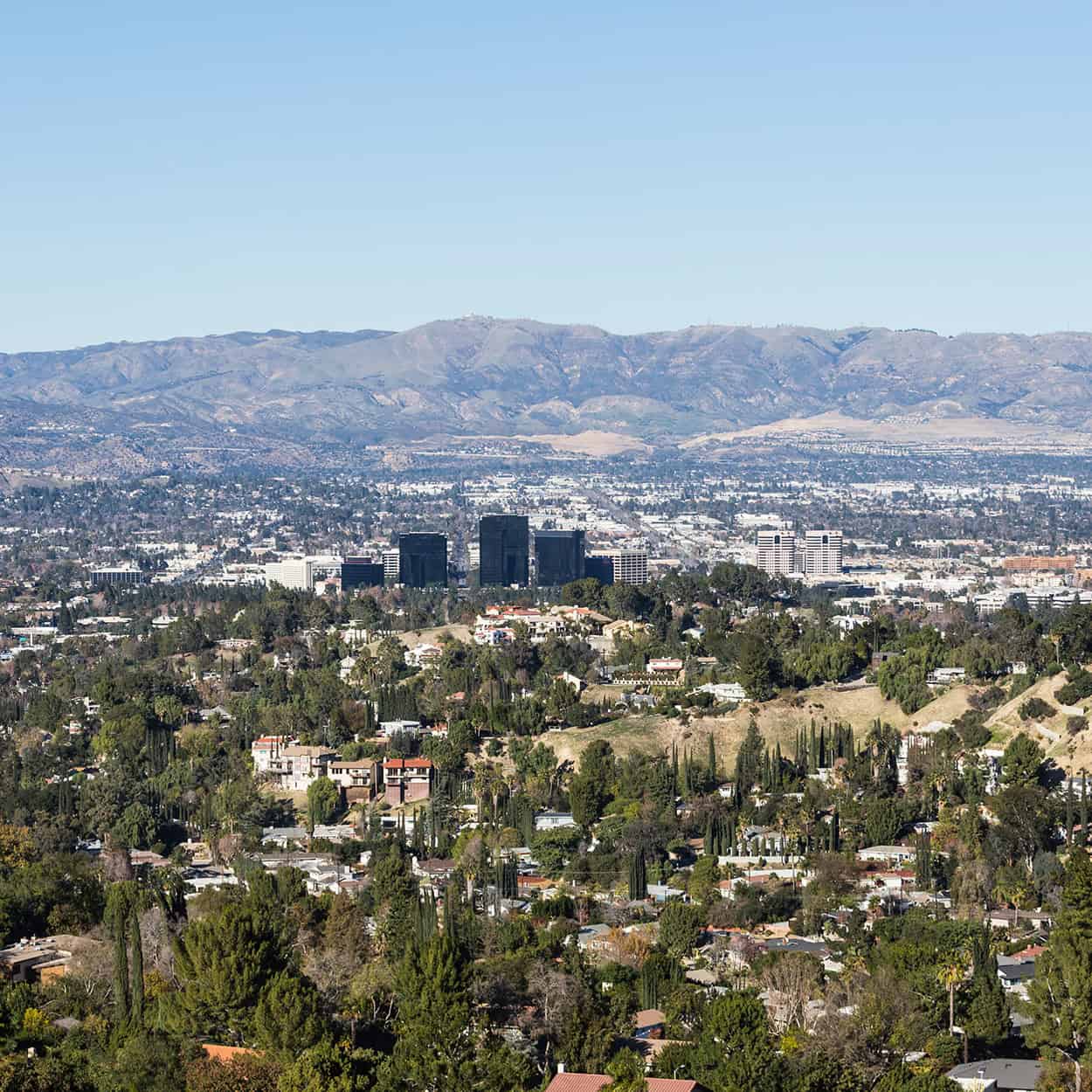 Header Clear Day View Of Woodland Hills In The West San Fernando Valley Area